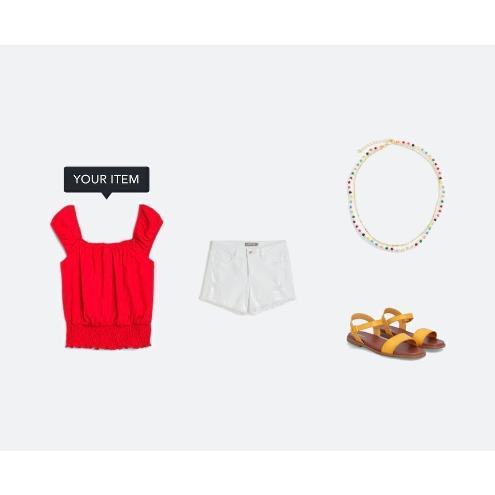 The General Good Red Crop Top•L - Picture 4 of 6